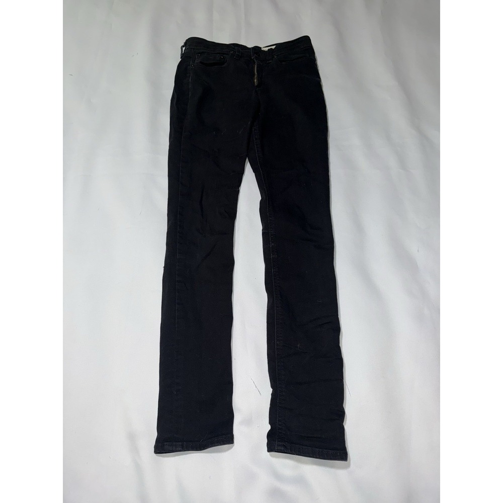 rag & bone Women's Jeans Size 27 Cate Mid-Rise Skinny‎ Black Denim No Fade